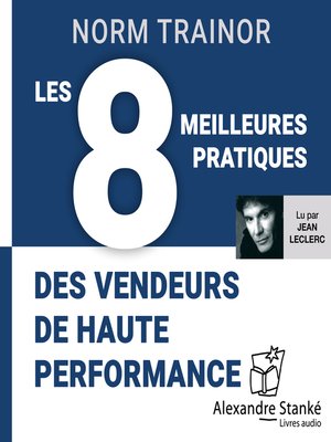 Les 8 meilleures pratiques des vendeurs de haute performance - Audiobook